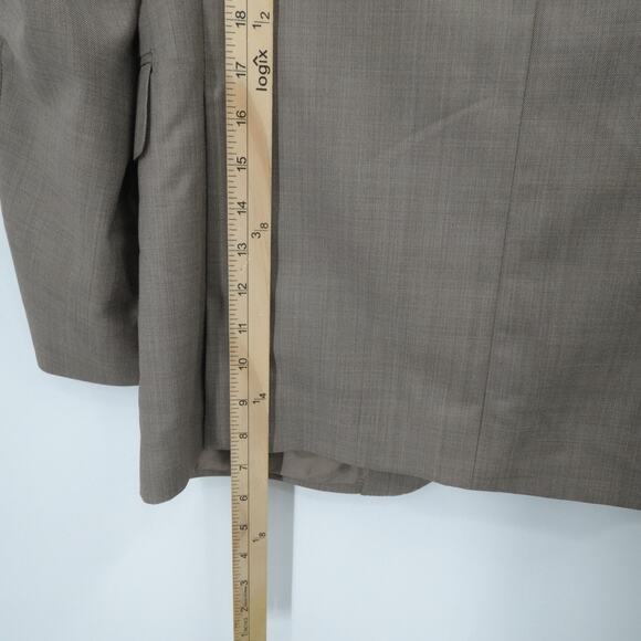 Ermenegildo Zegna Blazer Mens 38S Brown Classic Wool Made‎ Italy Saks Fifth Ave - Picture 9 of 16